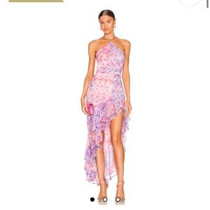 X Revolve Carlina Dress in Cotton Candy Amanda Uprichard